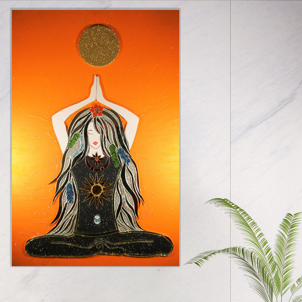 Dionisia, quadro per arredo che rappresenta la meditazione